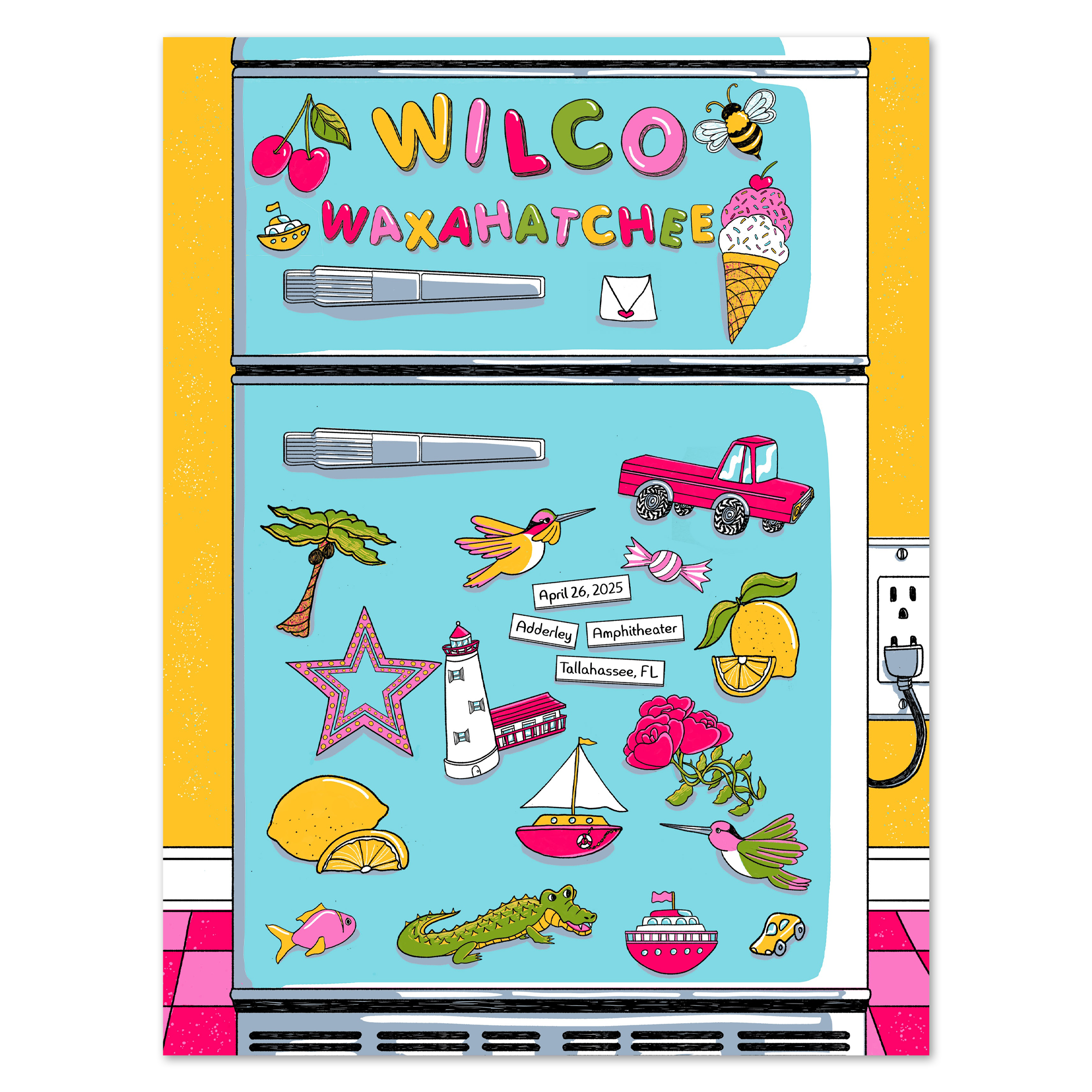 Adderley Amphitheater (4-26-25 Tallahassee, FL) Poster