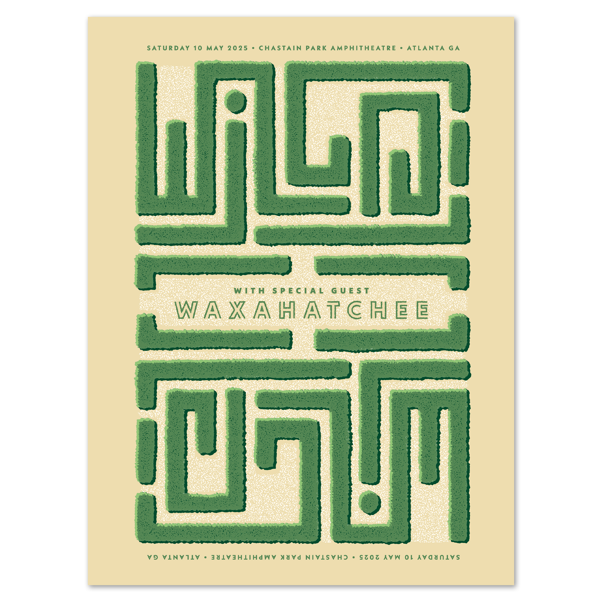 Synovus Bank Amphitheater at Chastain Park (5-10-25 Atlanta, GA) Poster