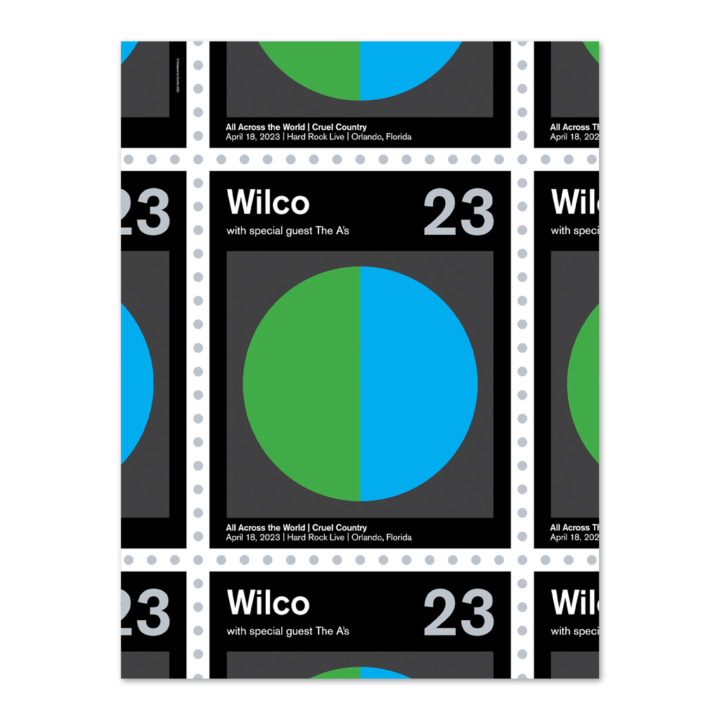 Hard Rock Live 4 18 23 Orlando FL Poster Wilco Store hard-rock-live-4-18-23-orlando-fl-poster-wilco-store