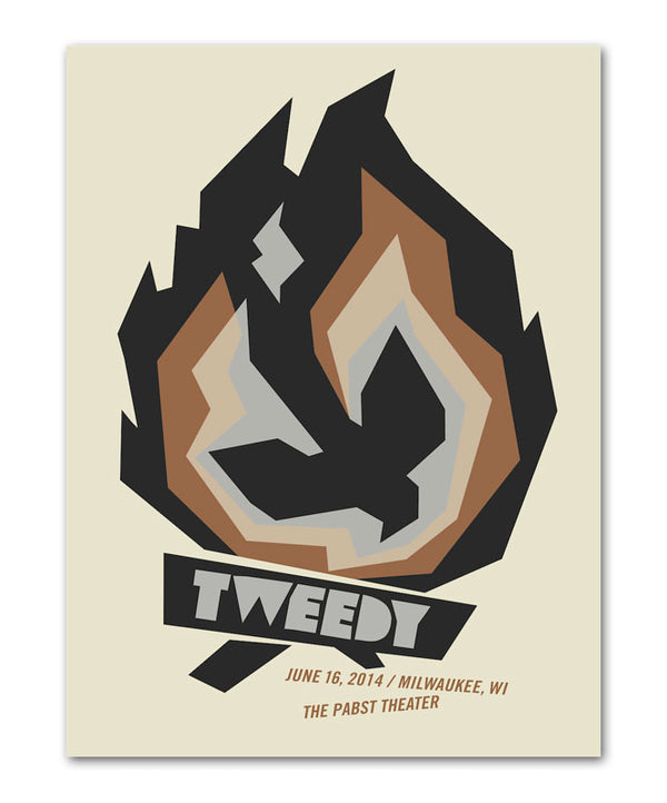 Tweedy Bonfire (6-16-14, Milwaukee, WI) Poster