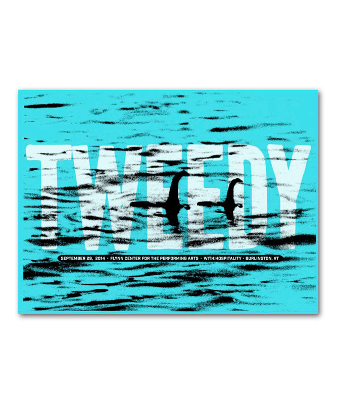 Tweedy - Flynn Center (9-29-14, Burlington, VT) Poster