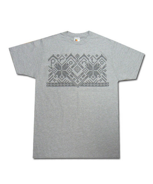 Pronto Grey Argyle T-shirt