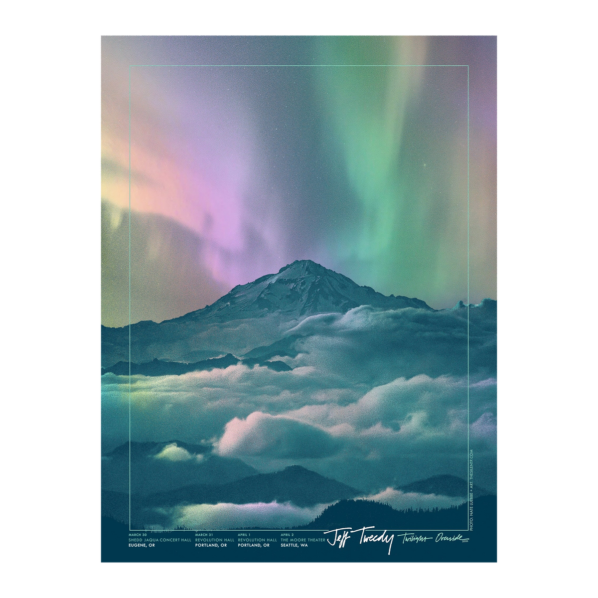 March - April 2026 Pacific Northwest Shows Poster