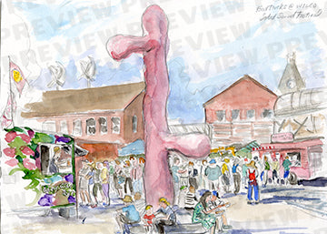 Solid Sound Festival 2024 Sketch by Elizabeth Williams
