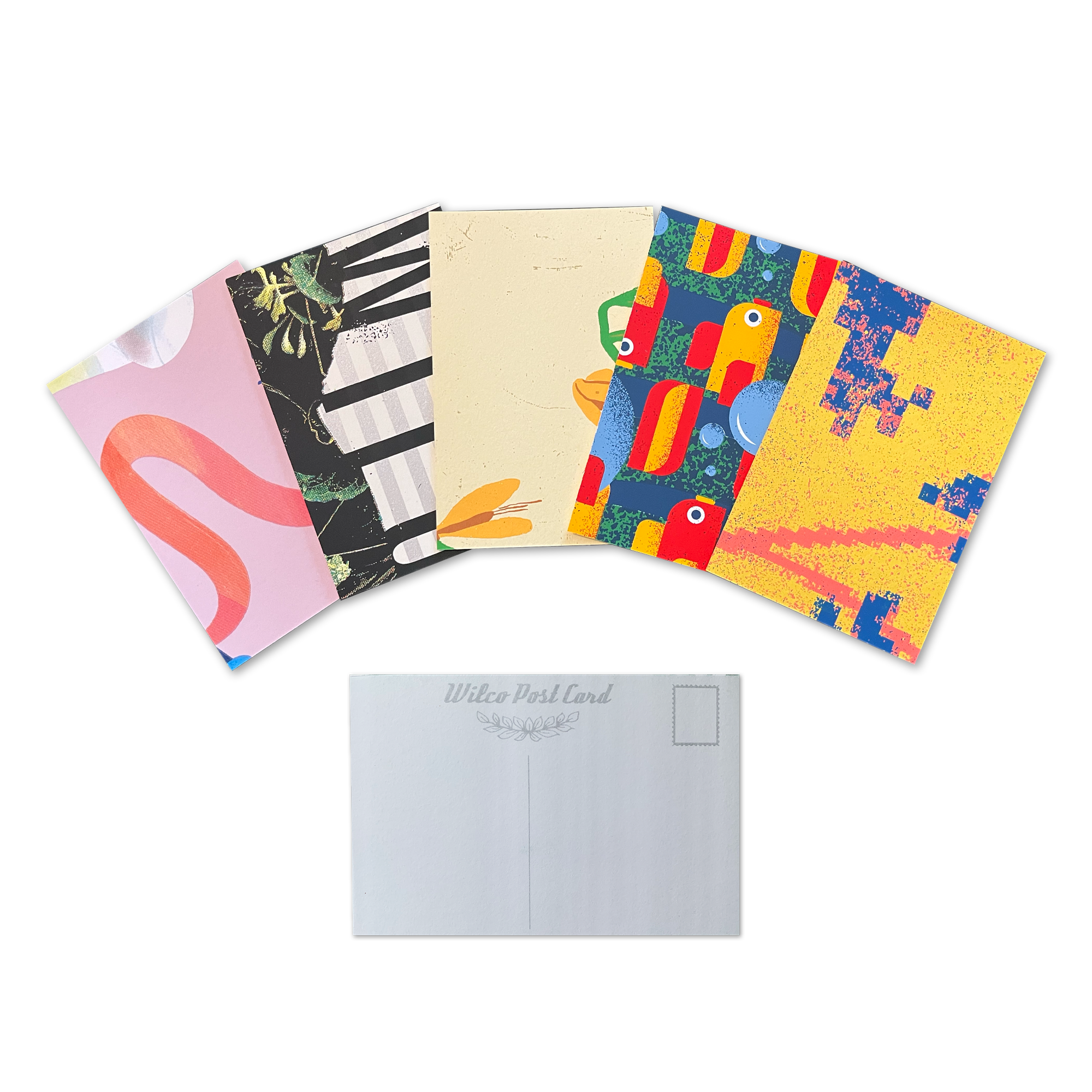 The Upcycled Postcard Set