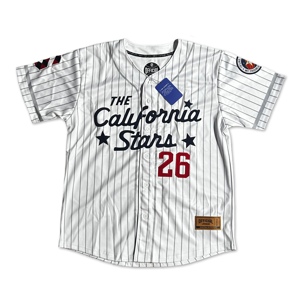 California Stars Mermaid Avenue Baseball Jersey