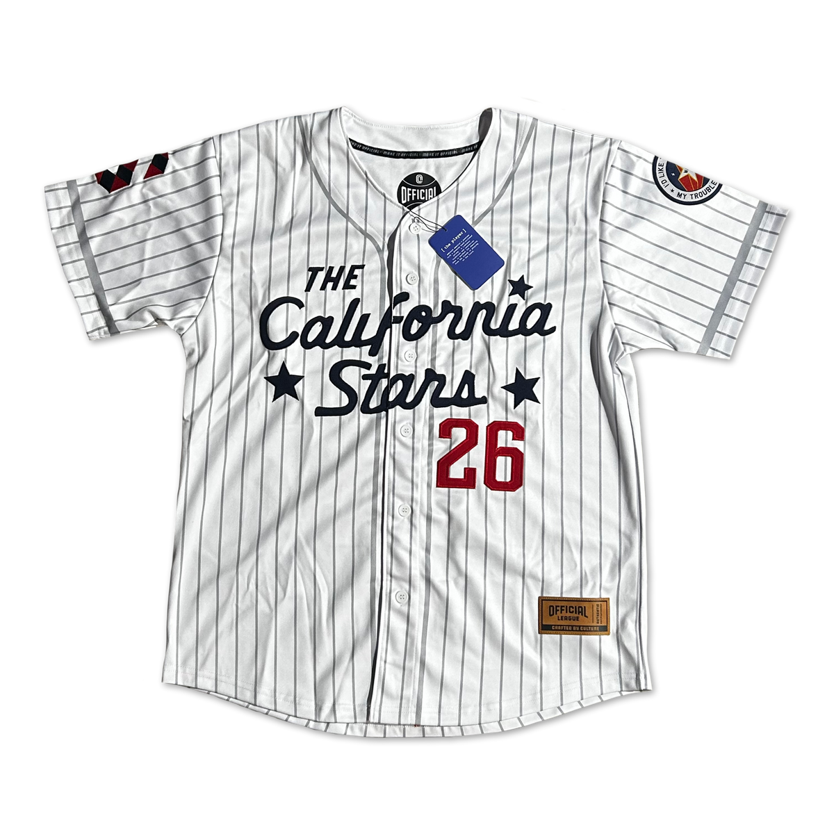 California Stars Mermaid Avenue Baseball Jersey
