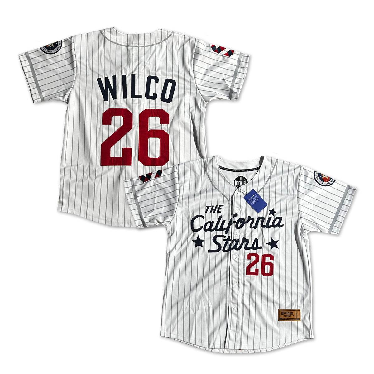 California Stars Mermaid Avenue Baseball Jersey