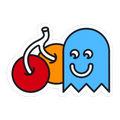 Wilco Cherry Ghost Sticker
