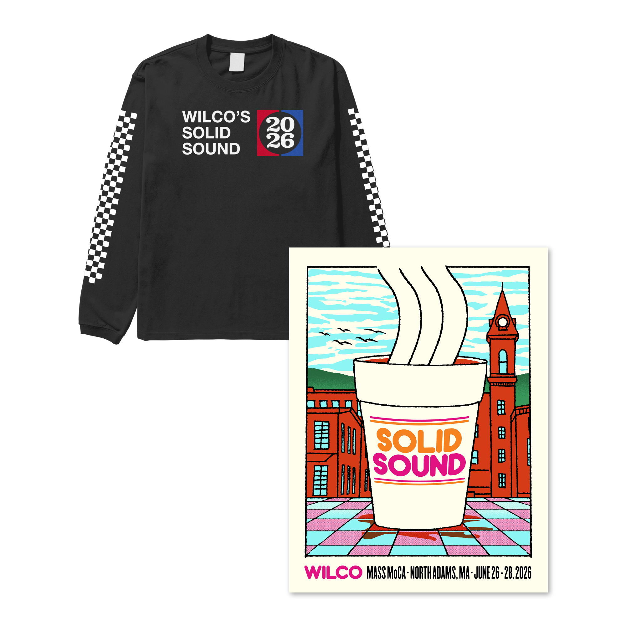 Solid Sound 2026 Finish Line Tee + Poster Bundle