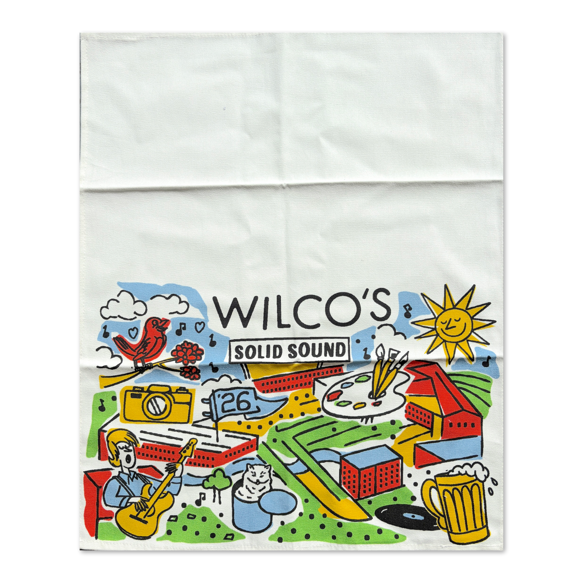 Wilco Solid Sound Festival 2026 Tea Towel