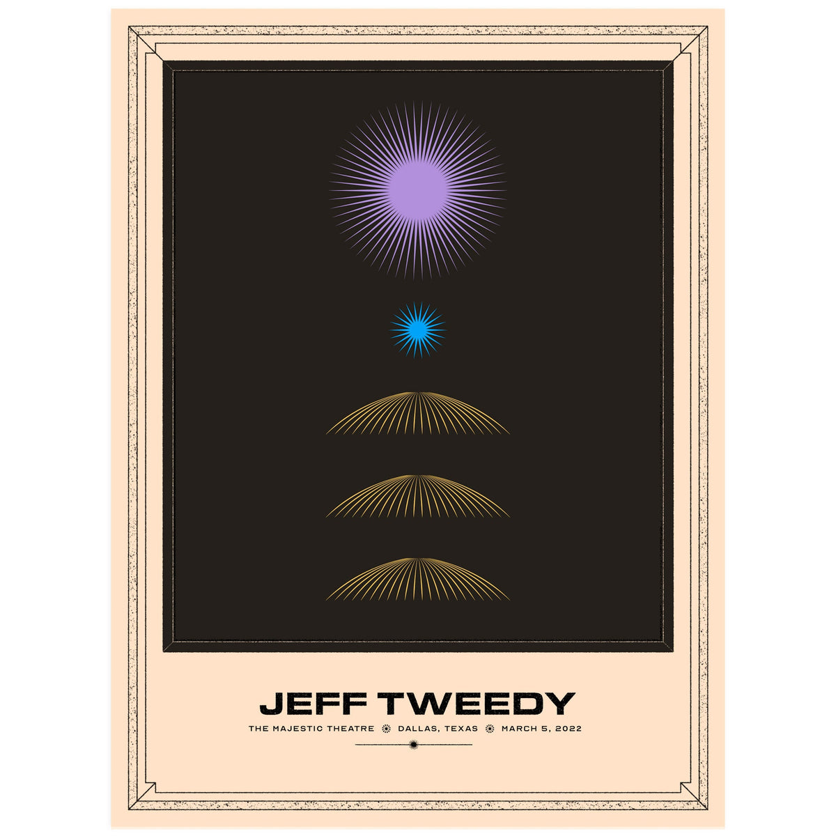 Majestic Theatre [3-5-22 Dallas, TX] Fireworks Poster