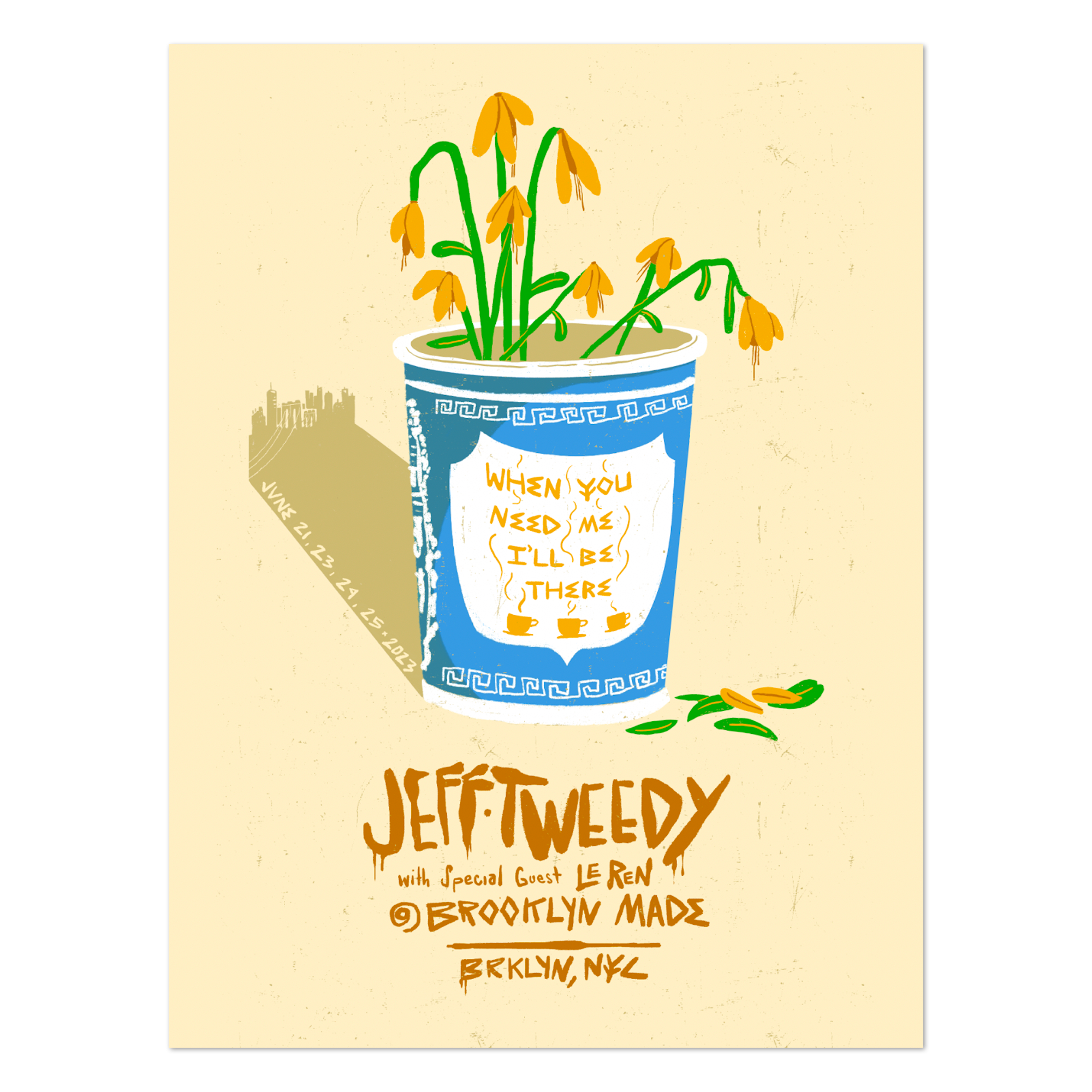 Jeff Tweedy Brooklyn Made [June 21-25, 2023 Brooklyn NY] Poster