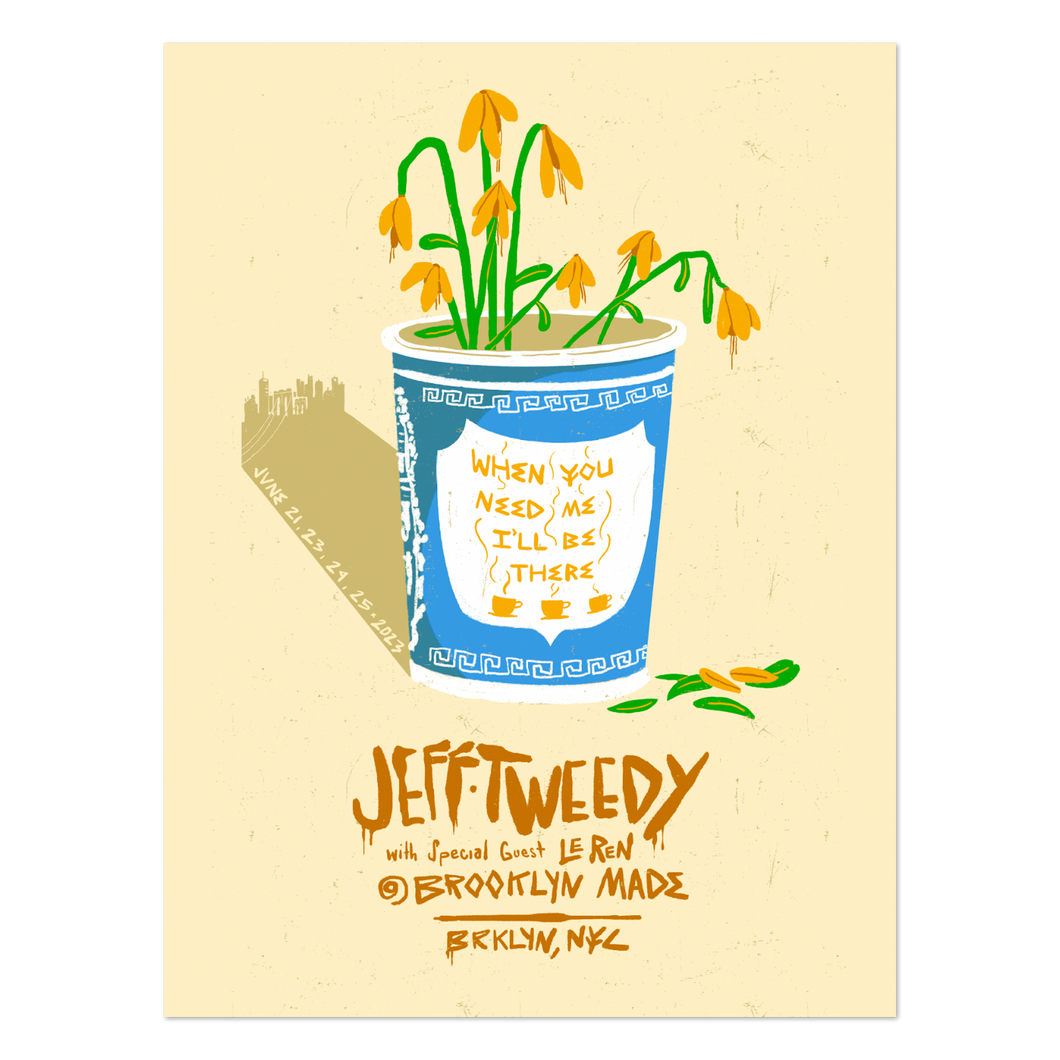 Jeff Tweedy Brooklyn Made [June 21-25, 2023 Brooklyn NY] Poster