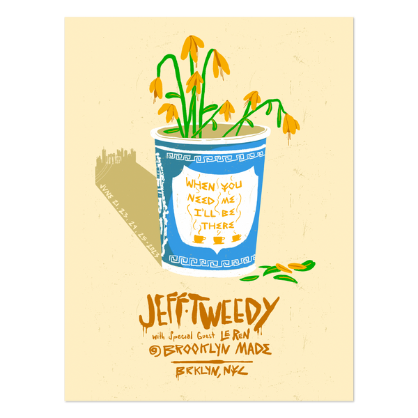 Jeff Tweedy Brooklyn Made [June 21-25, 2023 Brooklyn NY] Poster