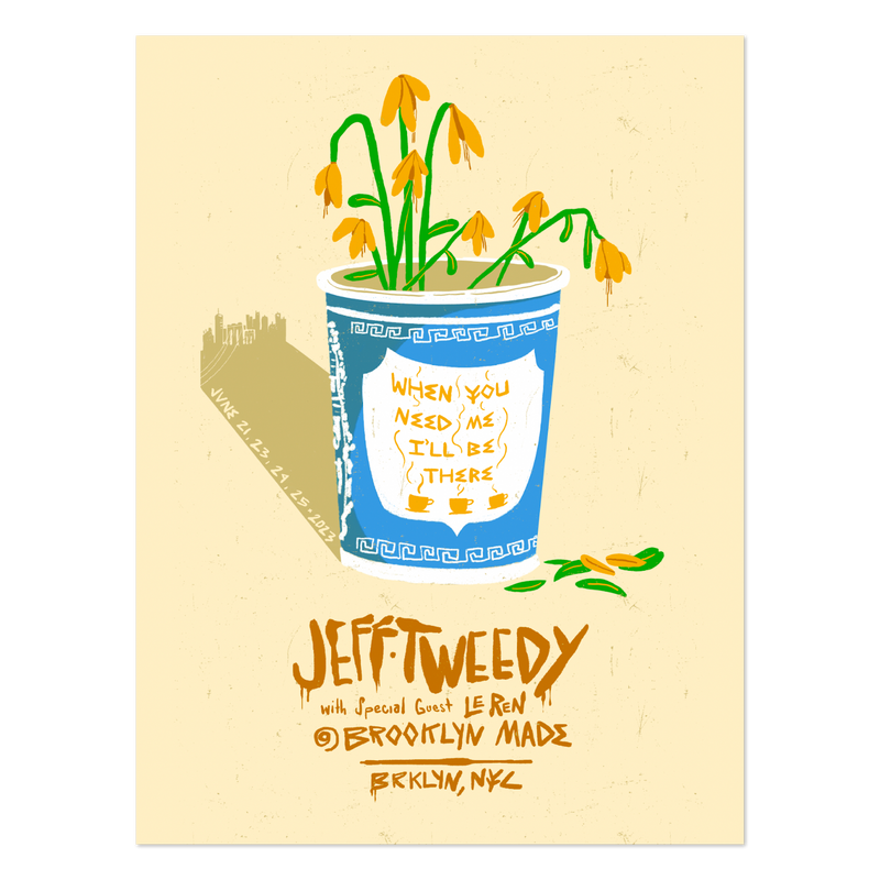 Jeff Tweedy Brooklyn Made [June 21-25, 2023 Brooklyn NY] Poster