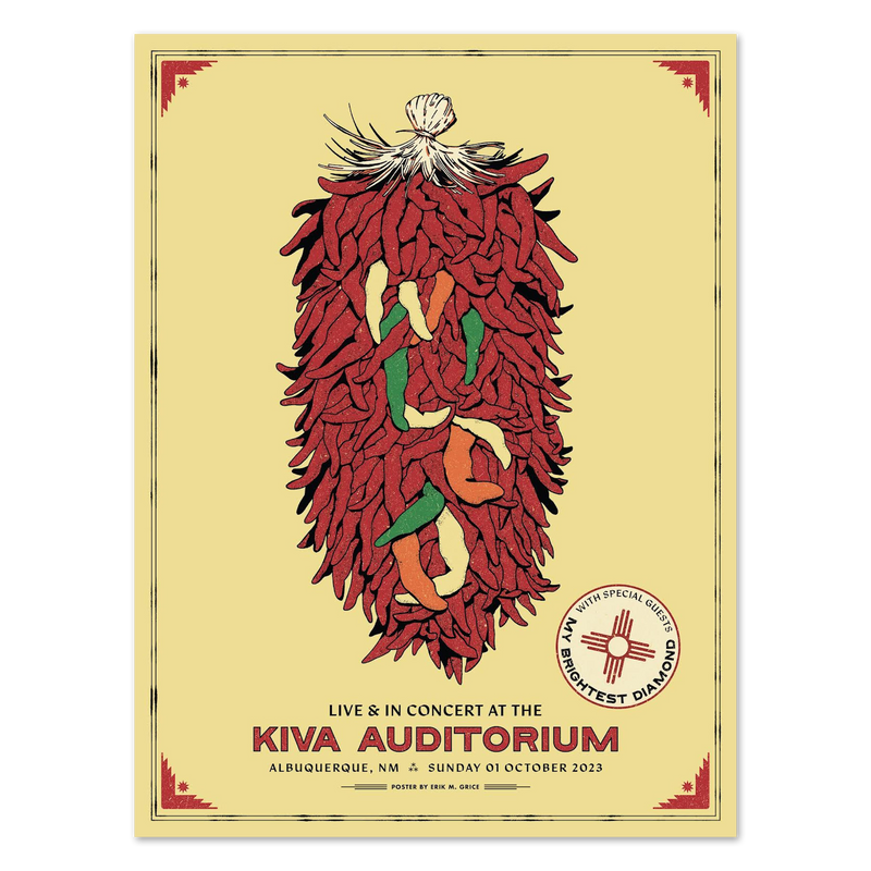 Kiva Auditorium [10-1-23 Albuquerque, NM] Poster