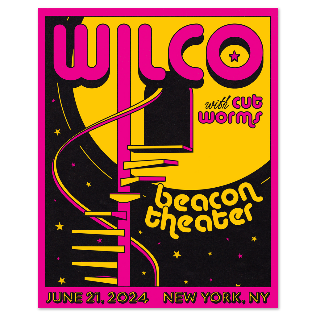 Beacon Theater [6-21-24 New York, NY] Poster – Wilco Store