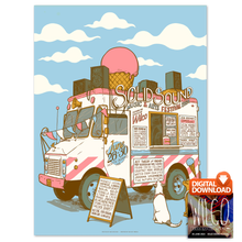 Load image into Gallery viewer, Solid Sound Festival 2024 Ice Cream Truck Lineup Poster + Download
