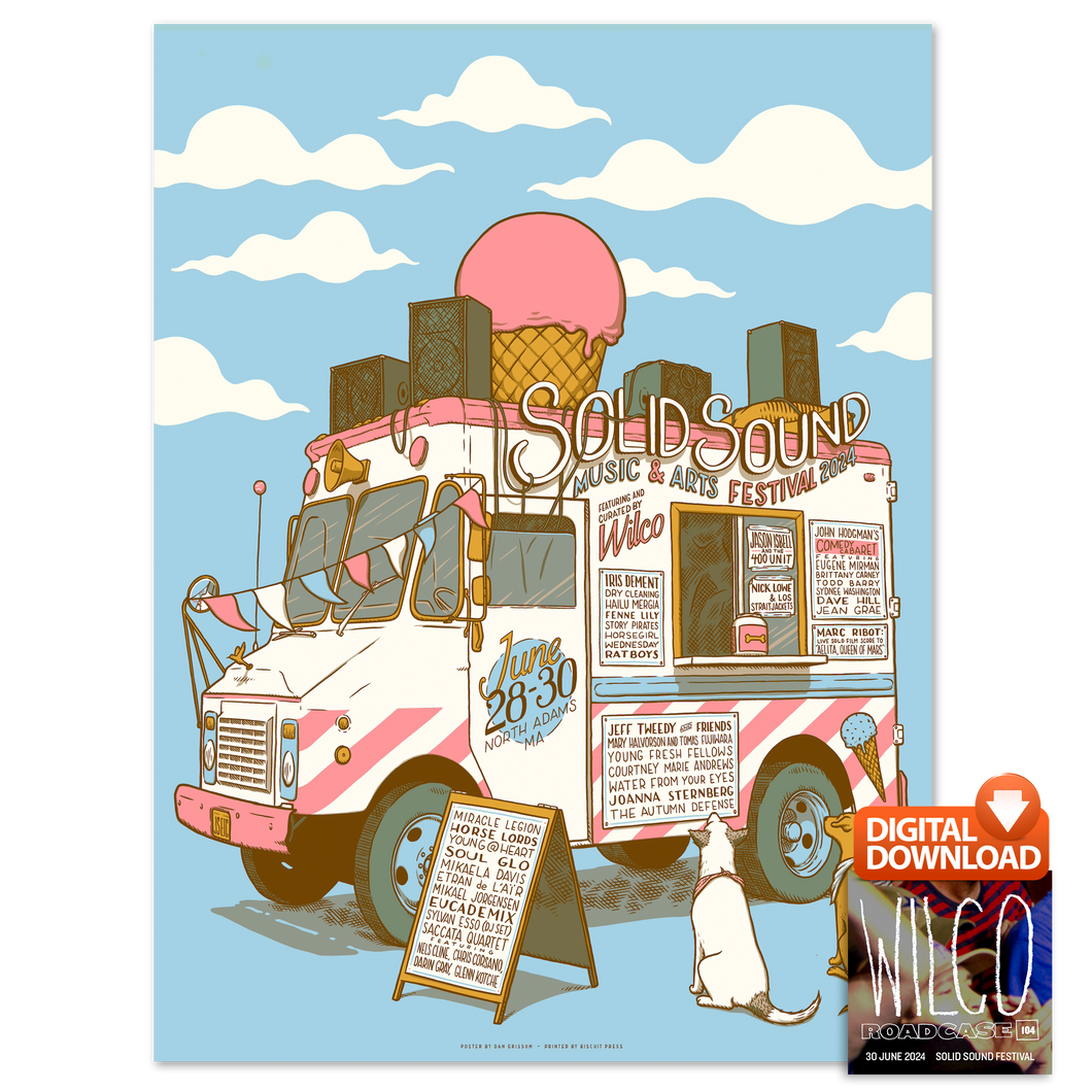 Solid Sound Festival 2024 Ice Cream Truck Lineup Poster + Download