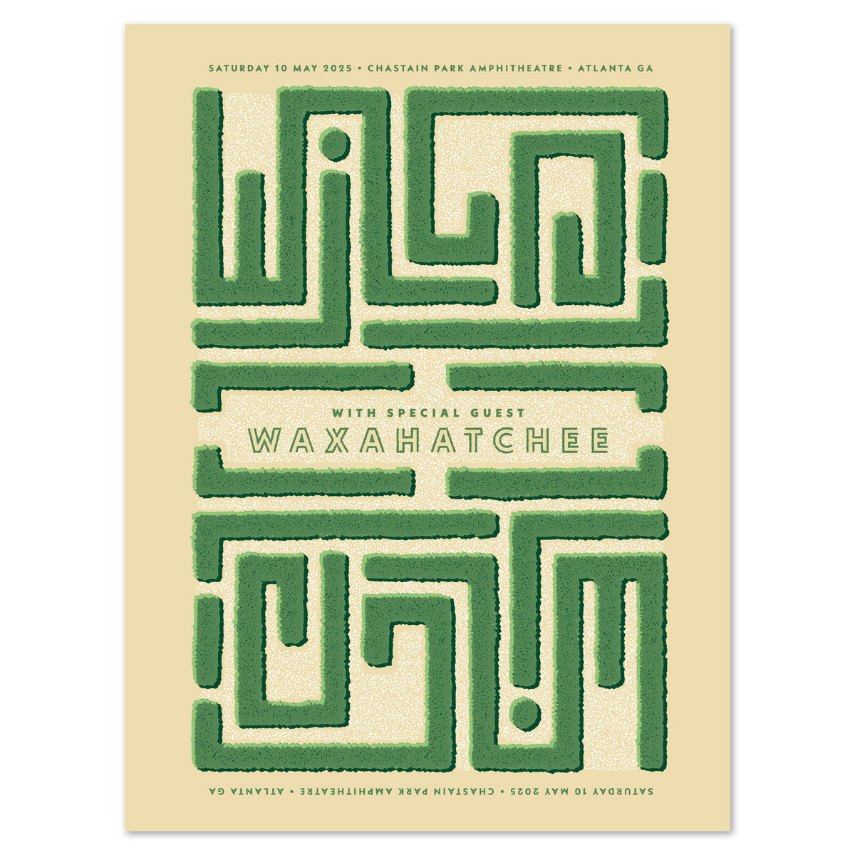 Synovus Bank Amphitheater at Chastain Park (5-10-25 Atlanta, GA) Poster