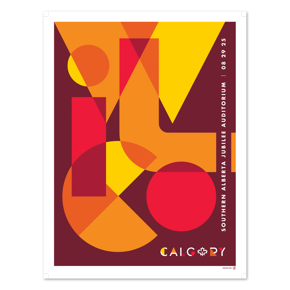 S Alberta Jubilee Auditorium (8-29-25 Calgary, AB) Poster