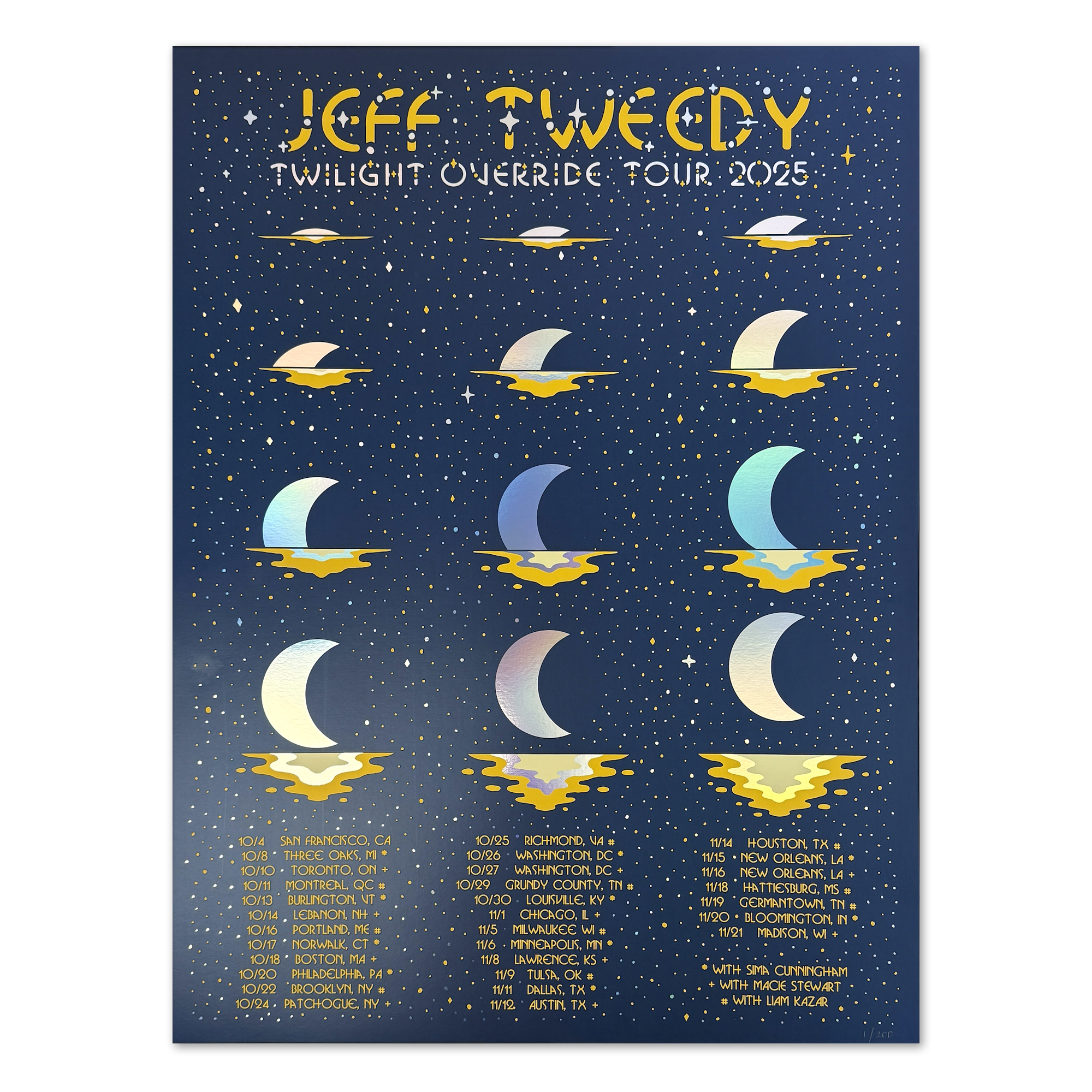 Twilight Override Tour 2025 (Foil) Poster