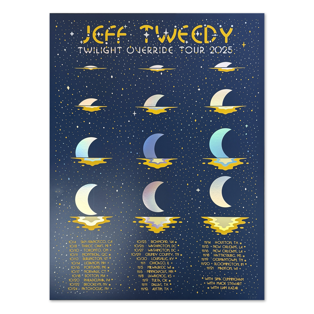 Twilight Override Tour 2025 (Foil) Poster
