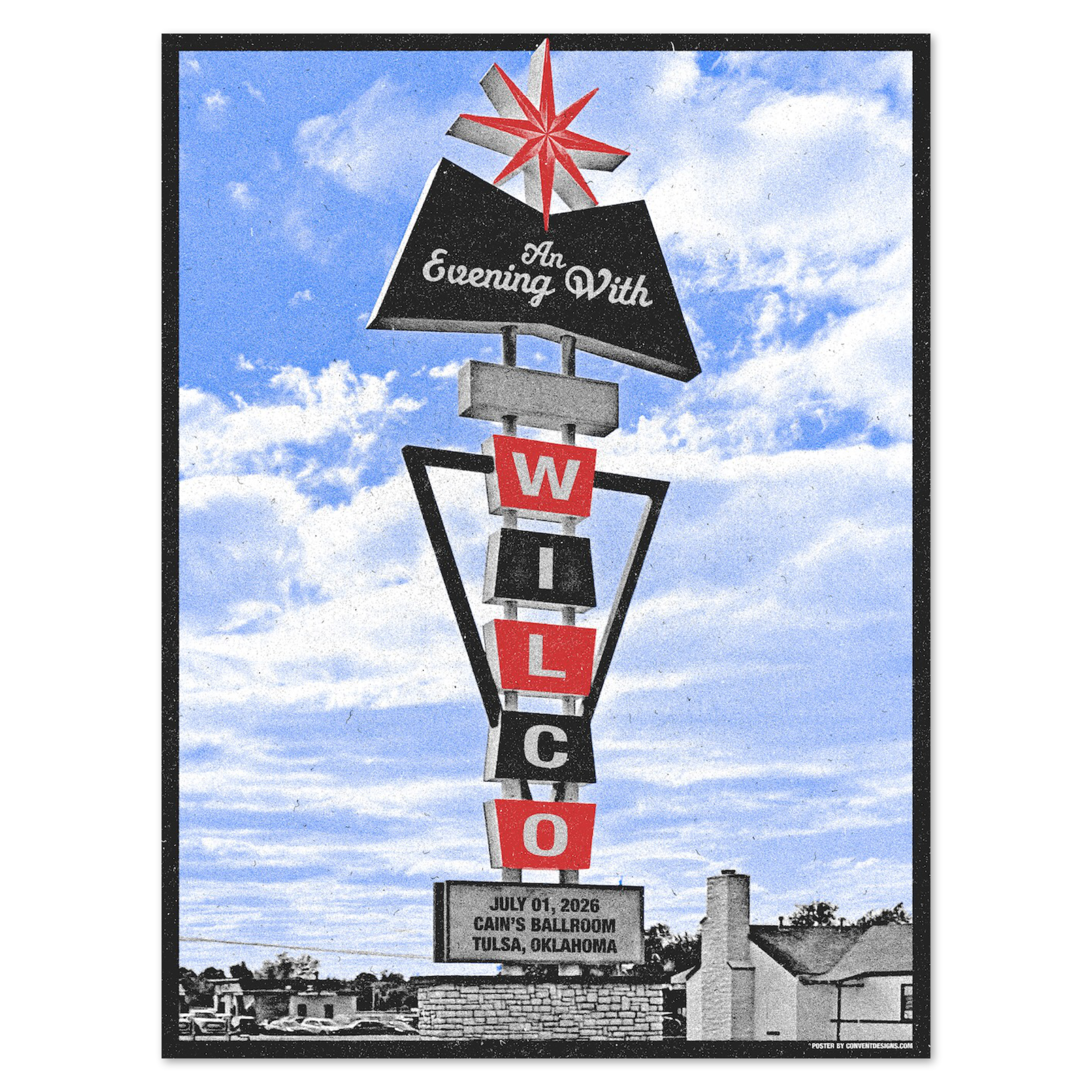 Cain's Ballroom (7-1-26 Tulsa, OK) Poster