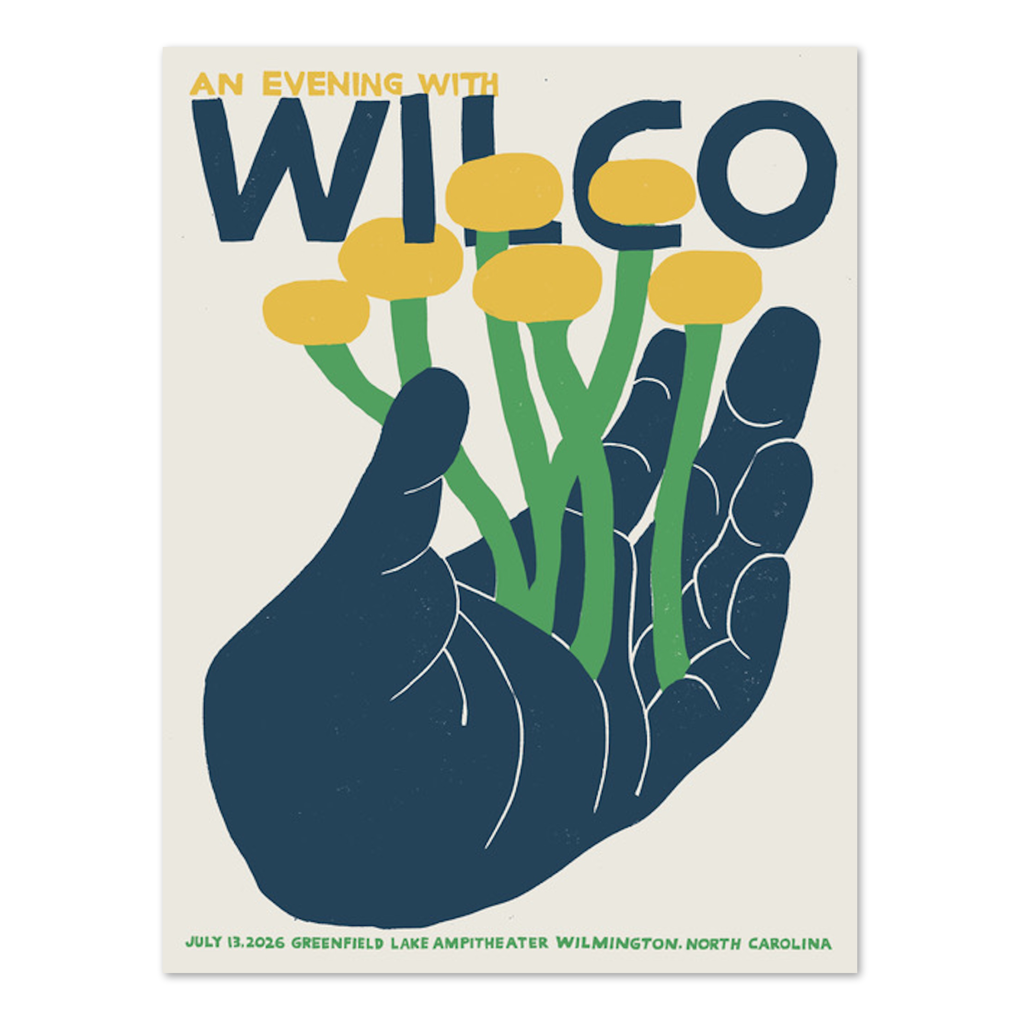 Greenfield Lake Amphitheater (7-13-26 Wilmington, NC) Poster