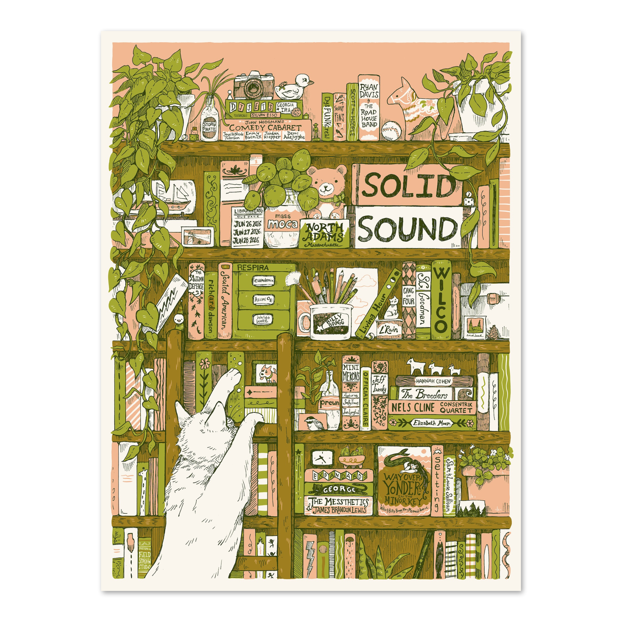 Solid Sound Festival Lineup (June 26-28, 2026 North Adams, MA) Poster