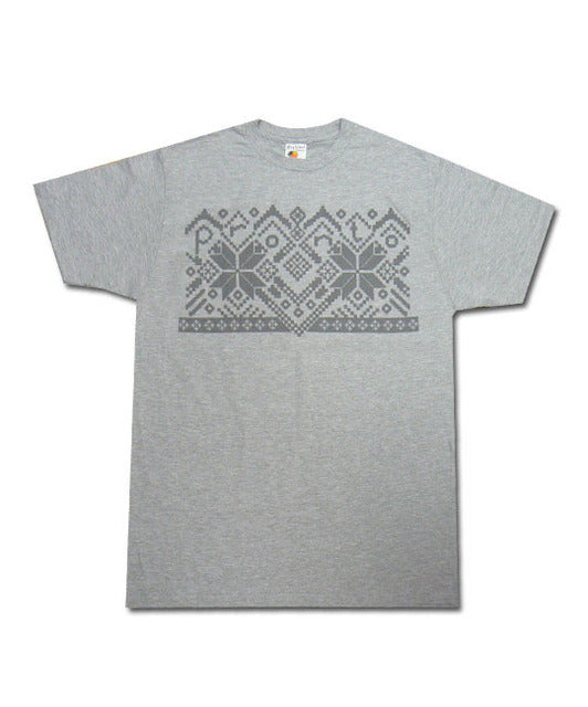 Grey Argyle T-shirt