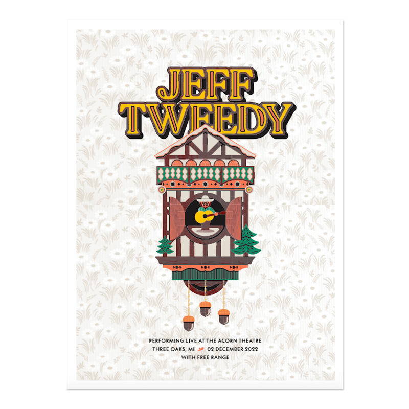 Jeff Tweedy The Acorn [12-2-2022 Three Oaks, MI] Poster